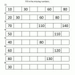 1St Grade Math Worksheets Counting1S 5S And 10S   Free Printable First Grade Math Worksheets
