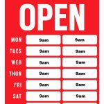 20 Free Printable Business Signs – Guiaubuntupt   Free Printable Business Hours Sign