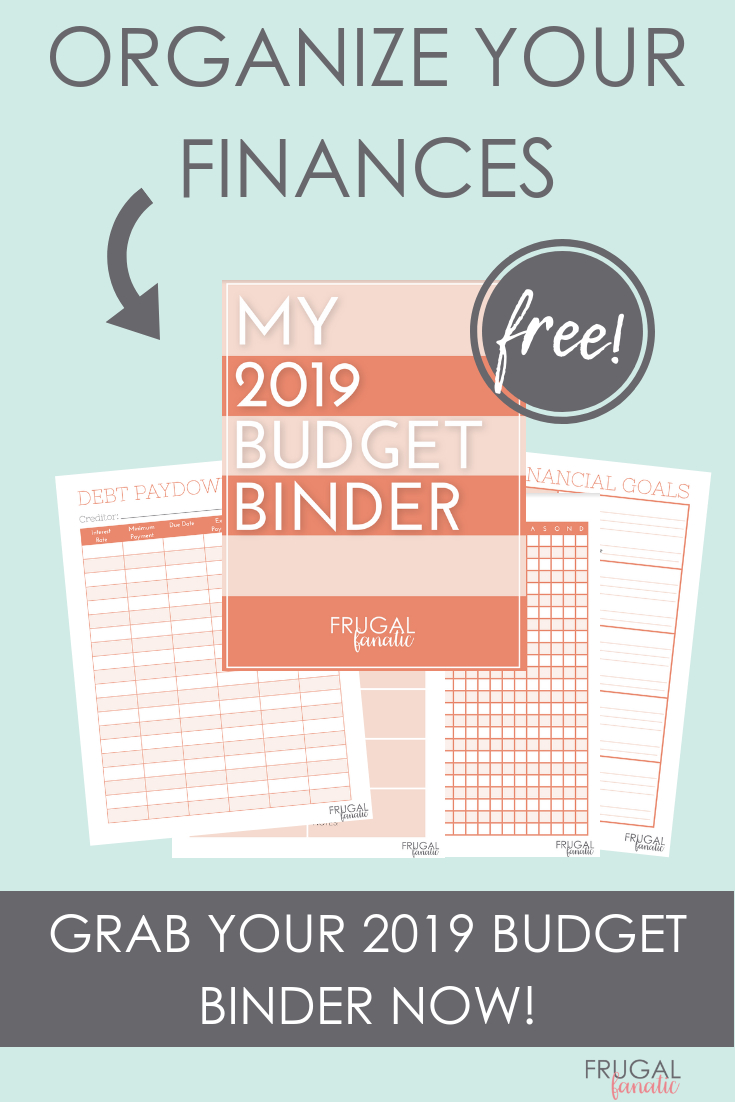 2019 Budget Binder Worksheets - Free Download - Frugal Fanatic - Free Printable Budget Binder Worksheets