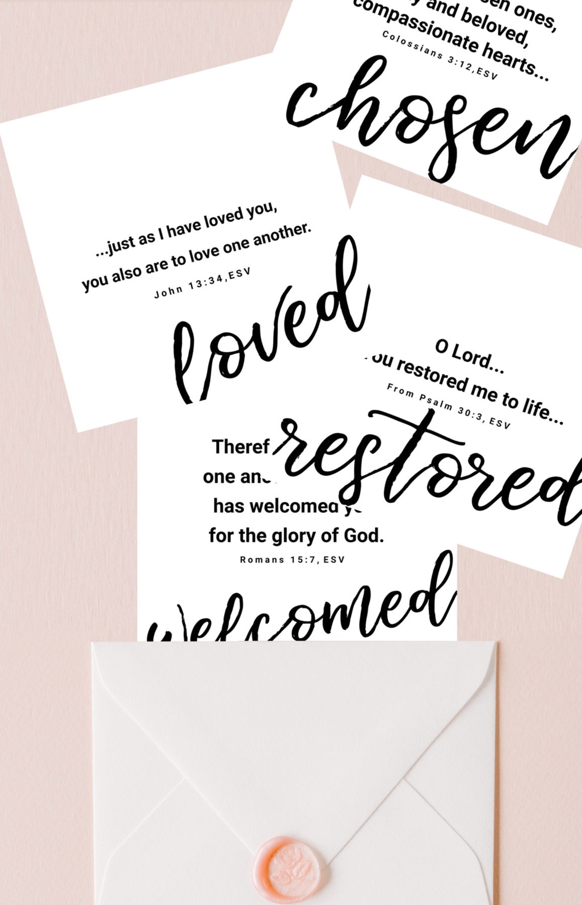 2019 You Are Loved | Set Of 8 Free Printable Bible Verse Cards - Free Printable Bible Verse Cards