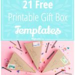 21 Free Printable Gift Box Templates – Tip Junkie   Printable Box Templates Free Download