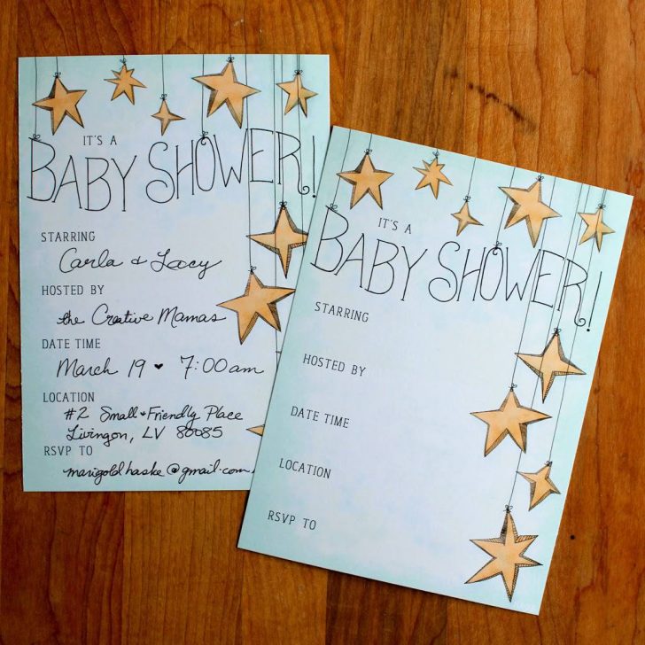 Create Your Own Baby Shower Invitations Free Printable