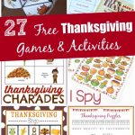 27 Free Thanksgiving Games & Activities (Printable)   Edventures   Free Printable Thanksgiving Images