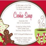 27 Images Of Cookie Swap Party Invitations Free Template | Unemeuf   Free Christmas Cookie Exchange Printable Invitation
