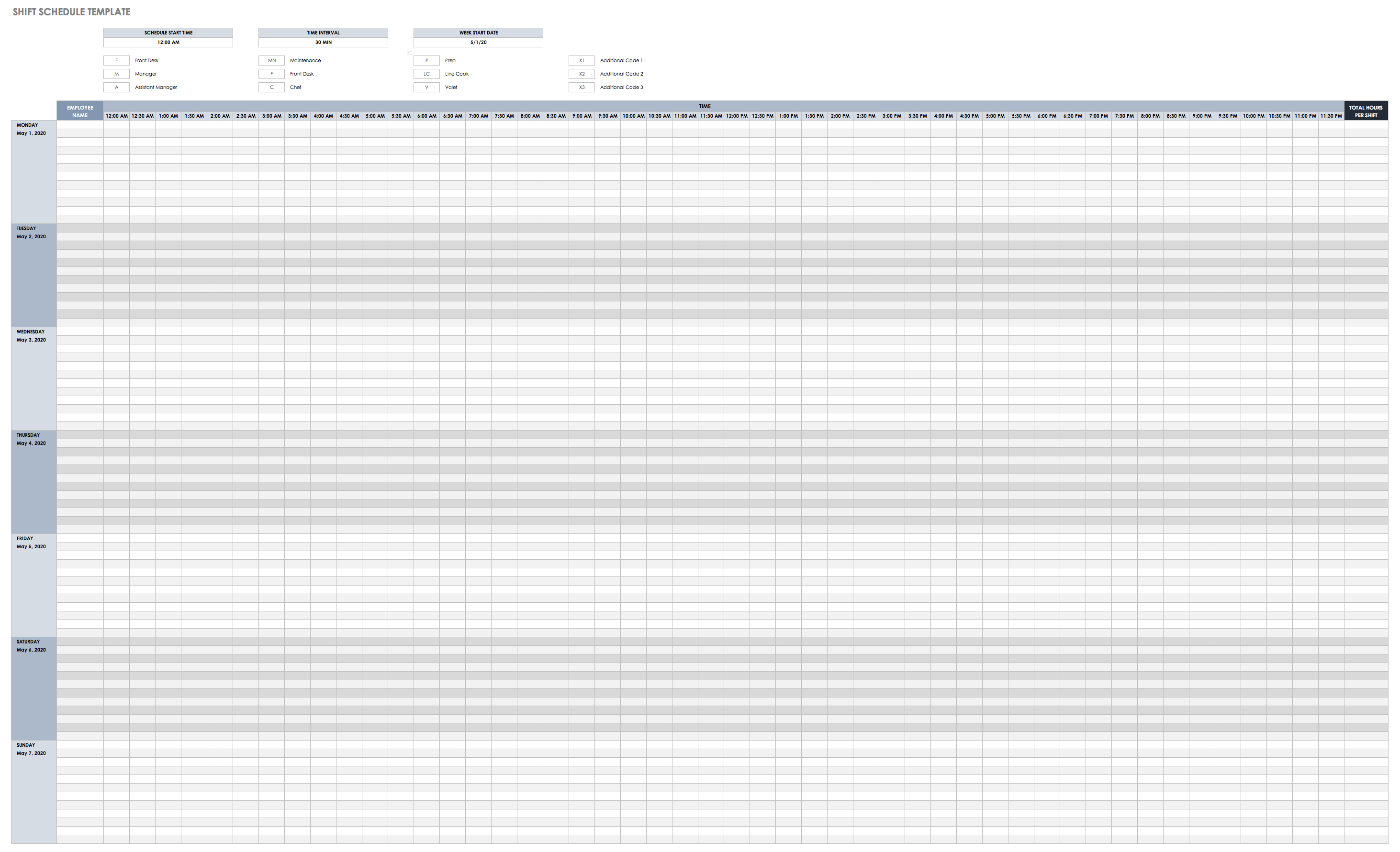 28 Free Time Management Worksheets | Smartsheet - Time Management Forms Free Printable