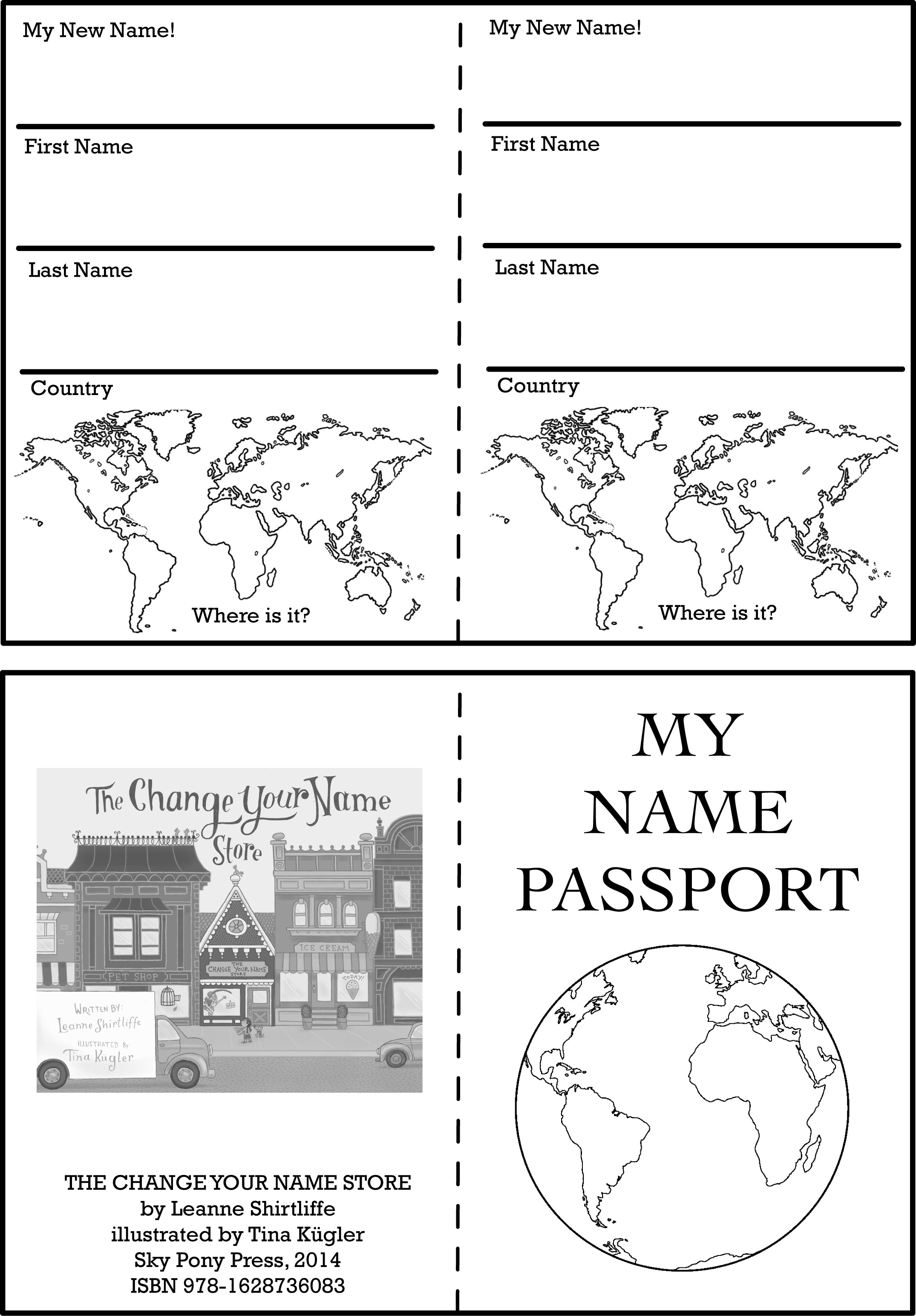 Downloadable Printable Passport Template Clip Art Lib - vrogue.co