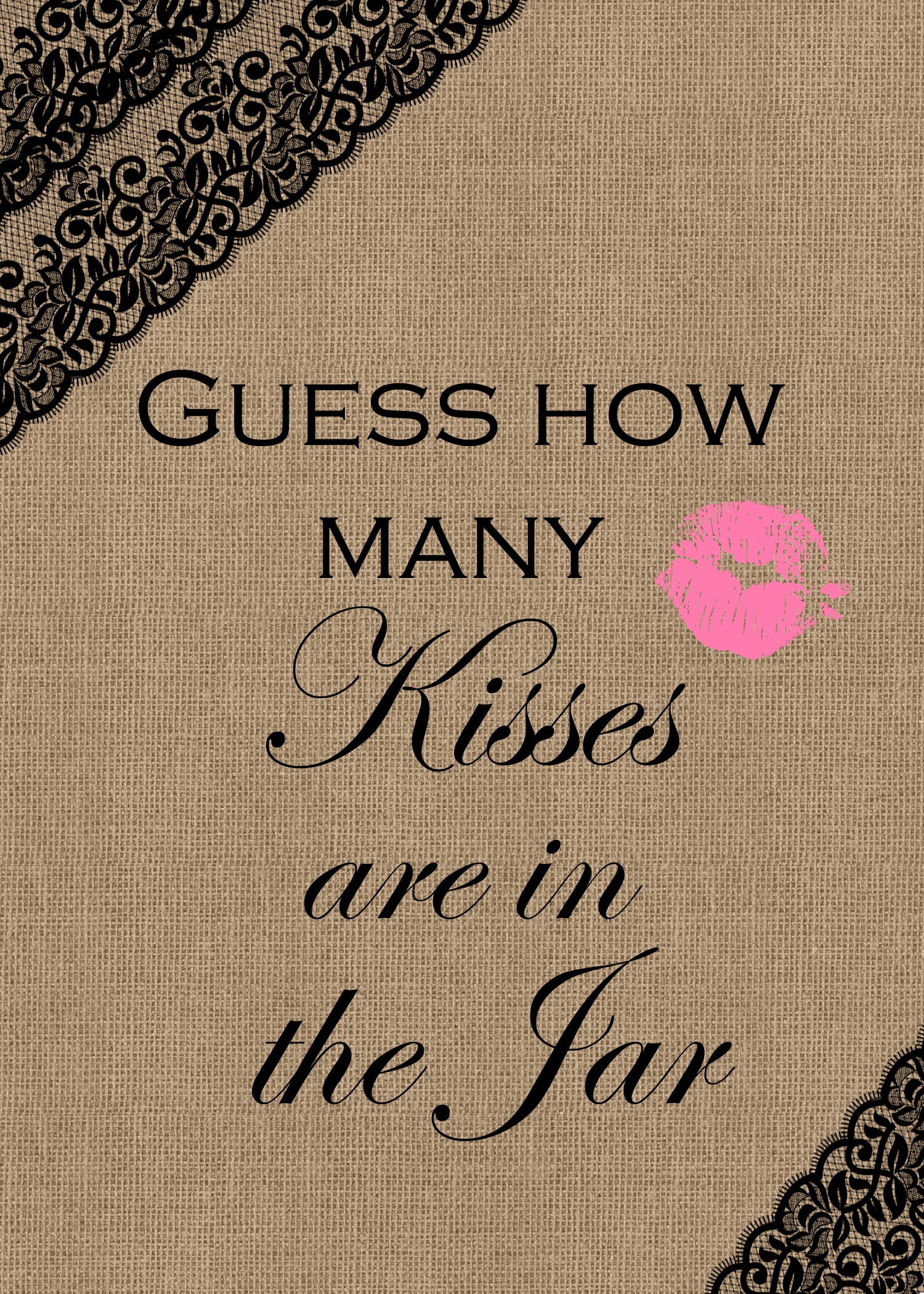2_Free_Printable_Games Archives - Bridal Shower Ideas - Themes - How Many Kisses Game Free Printable