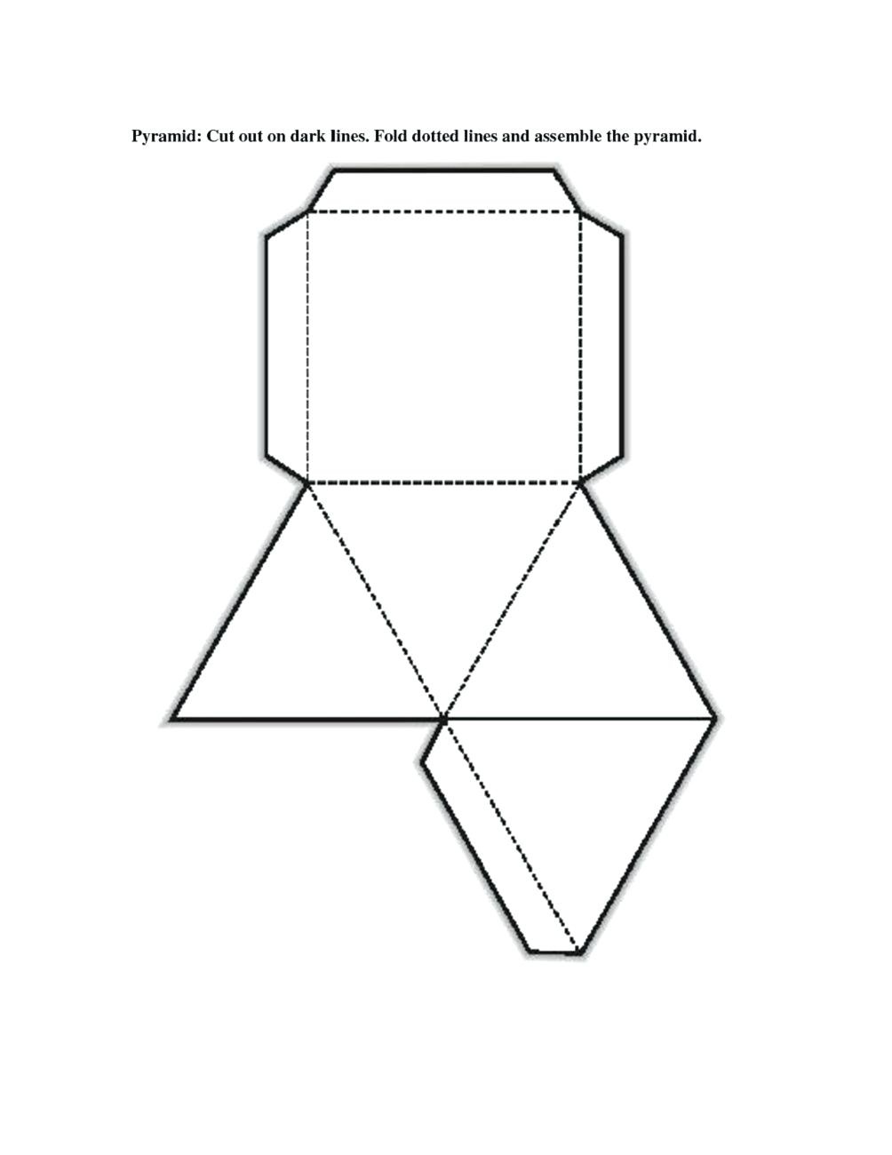 3 D Shape Printables Free Printable Shape Nets Template Learning - Free Printable Shapes Templates