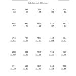 3 Digit Minus 2 Digit Subtraction (A)   Free Printable 3 Digit Subtraction With Regrouping Worksheets