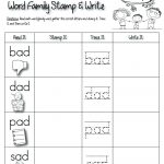 3 Dinosaurs Word Family Ladders Ad Word Family Worksheets Pdf – Tagn   Free Printable Word Family Worksheets For Kindergarten