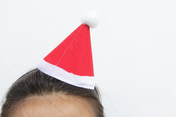 3 Ways To Make A Santa Hat - Wikihow - Free Printable Santa Hat