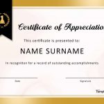 30 Free Certificate Of Appreciation Templates And Letters   Free Printable Volunteer Certificates Of Appreciation