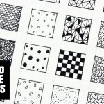 30 Patterns For Doodling / Filling Gaps   Youtube   Free Printable Doodle Patterns