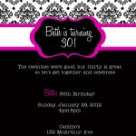 30Th Birthday Invitations Printable | 30 Is Coming | 30Th Birthday   Free Printable 18Th Birthday Invitations