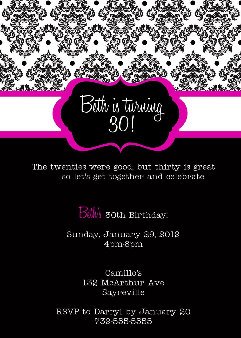 30Th Birthday Invitations Printable | 30 Is Coming | 30Th Birthday - Free Printable 18Th Birthday Invitations