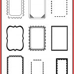 35+ Inspiration Picture Of Scrapbooking Frames Printable   Free Printable Frames For Scrapbooking