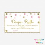 36 Cute Diaper Raffle Tickets | Kittybabylove   Free Printable Diaper Raffle Ticket Template