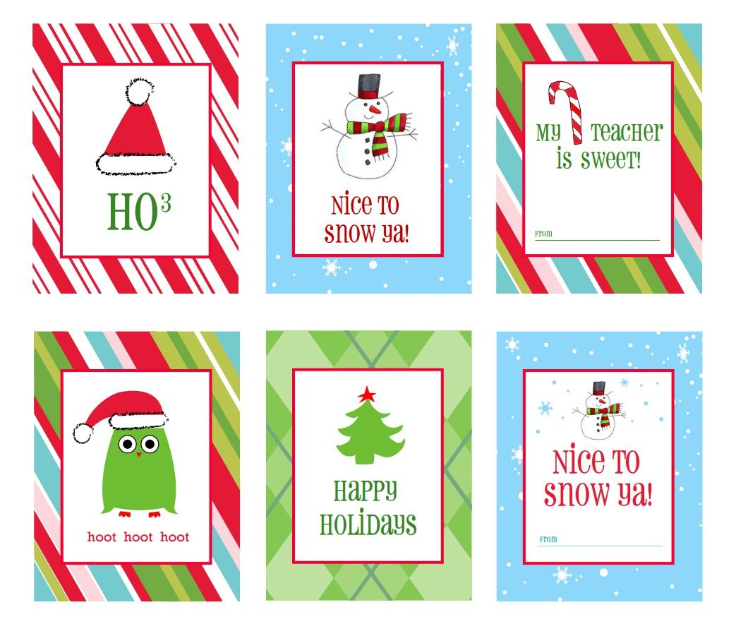 39 Sets Of Free Printable Christmas Gift Tags - Free Printable Christmas Gift Cards