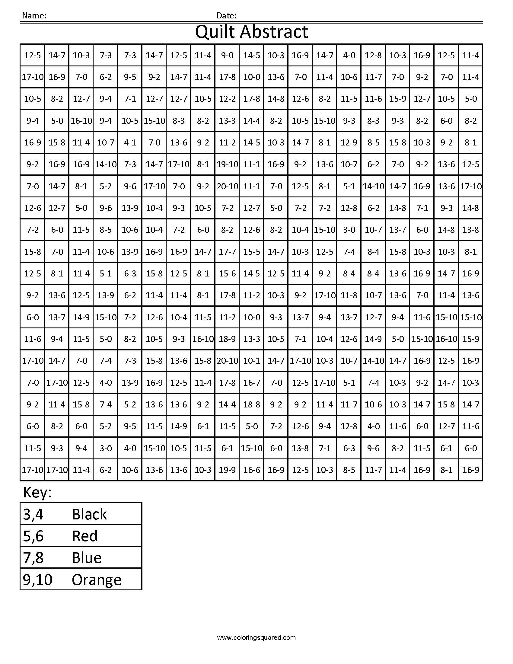 Printable Mystery Grid Coloring Pages Printable Blank World