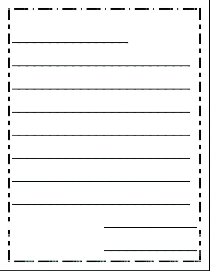 3Rd Grade Writing Paper - Floss Papers - Free Printable Letter Writing ...