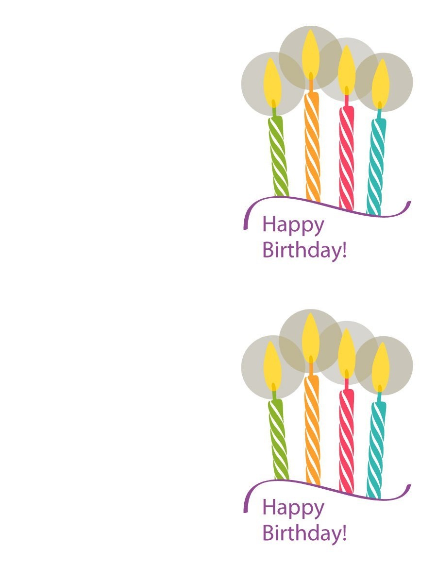 40+ Free Birthday Card Templates ᐅ Template Lab - Free Printable Card Templates