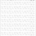 5 Printable Cursive Handwriting Worksheets For Beautiful Penmanship   Free Printable Cursive Practice