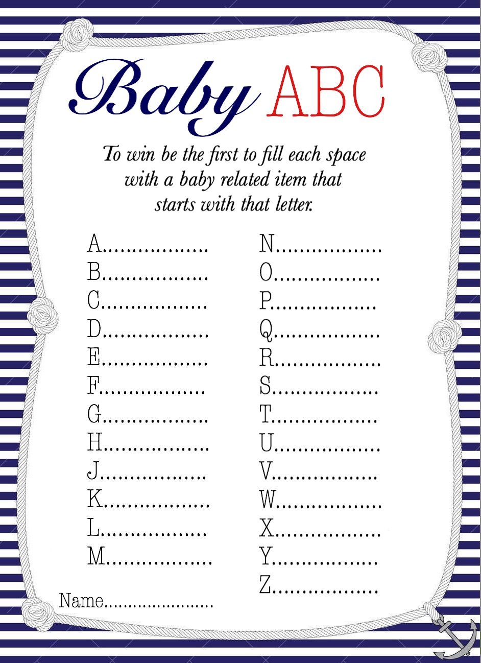 50+ Free Baby Shower Printables For A Perfect Party - Page 21 - Baby Name Race Free Printable