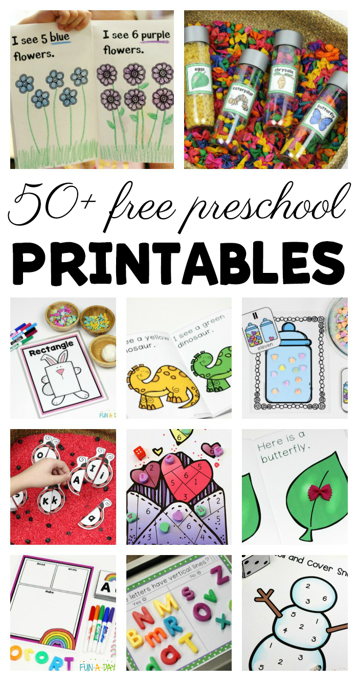 50+ Free Preschool Printables For Early Childhood Classrooms - Free Printable Stories For Preschoolers