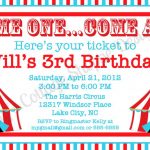 6 Best Images Of Circus Ticket Template Printable | Craft Ideas   Free Printable Ticket Invitation Templates