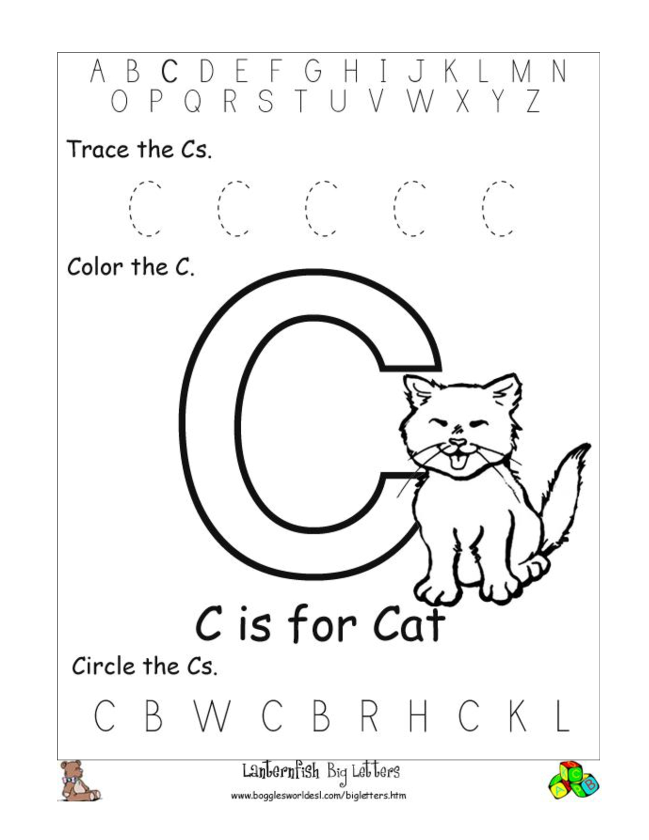 Free Abc Worksheets For Pre K Activity Shelter Free Printable Pre K 