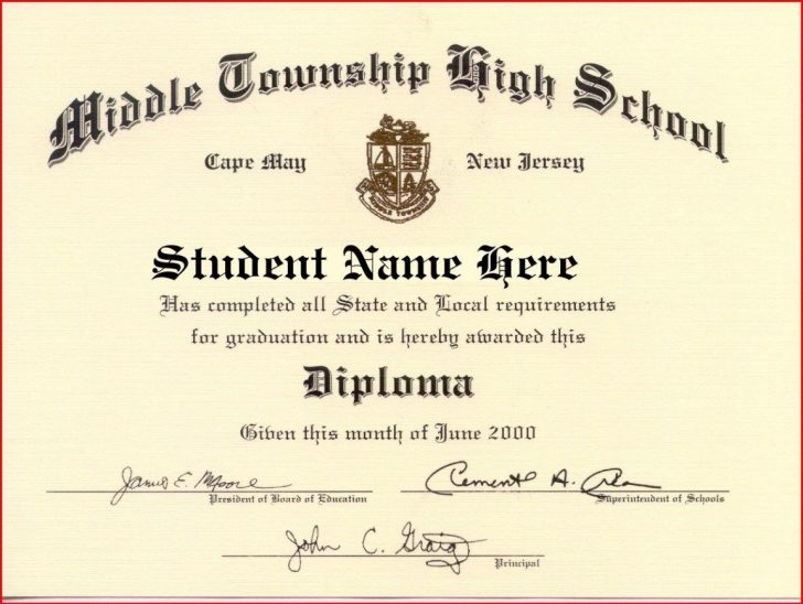 Printable Fake Ged Certificate For Free