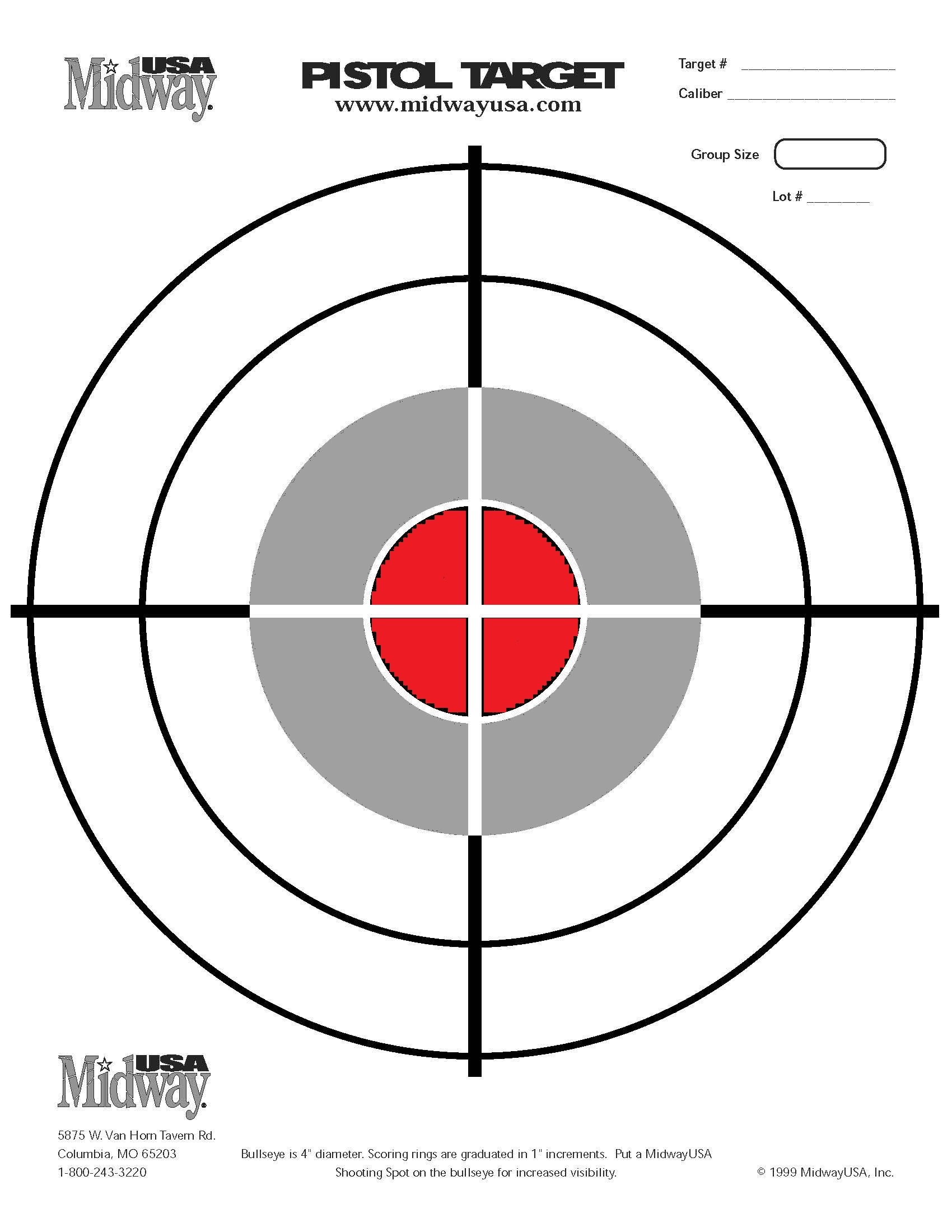 Free Printable Shooting Targets Free Printable Targets For Shooting