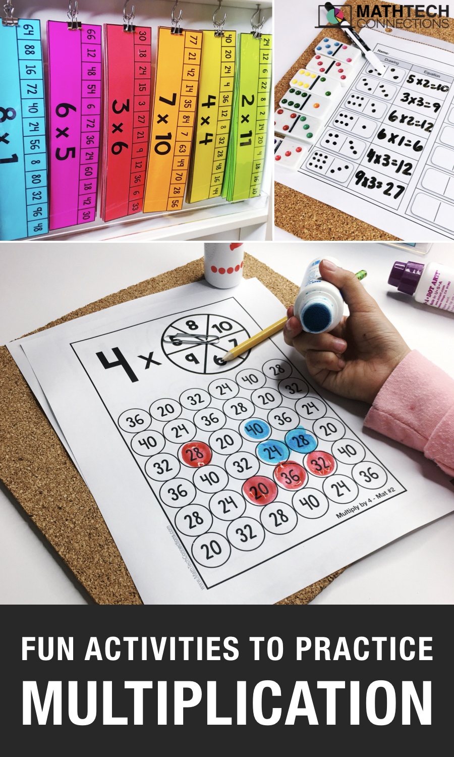 7 Activities To Practice Multiplication - Math Tech Connections - Free Printable Math Centers