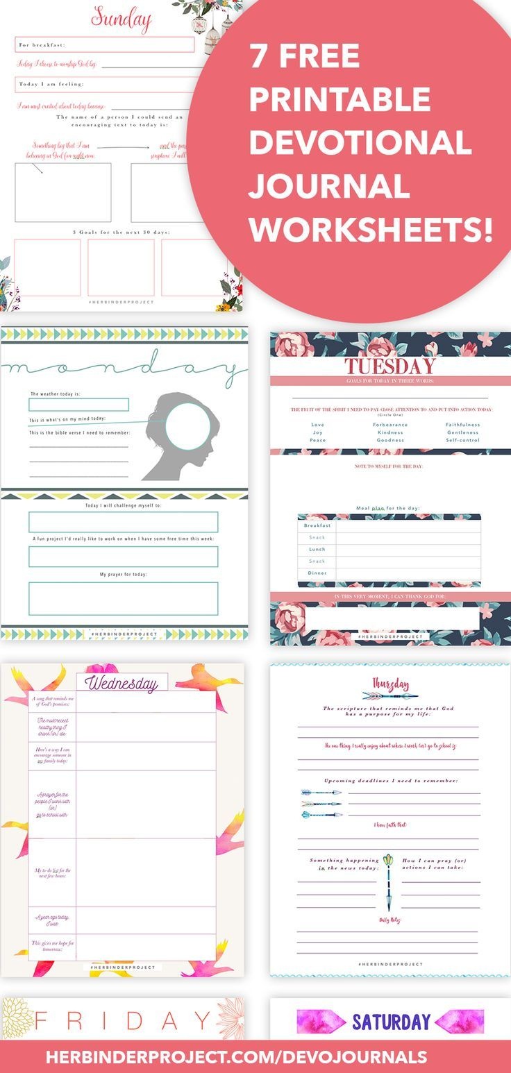 7 Free Devotional Worksheets - Instant Download Pdf - For Christian - Printable Women&amp;#039;s Bible Study Lessons Free