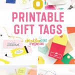 8 Colorful & Free Printable Gift Tags For Any Occasion!   Free Printable Gift Tags Personalized