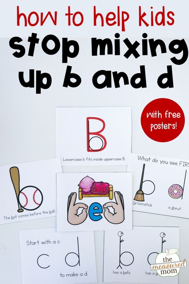 8 Ways To Help Kids Stop Making B And D Letter Reversals | English - Literacy Posters Free Printable