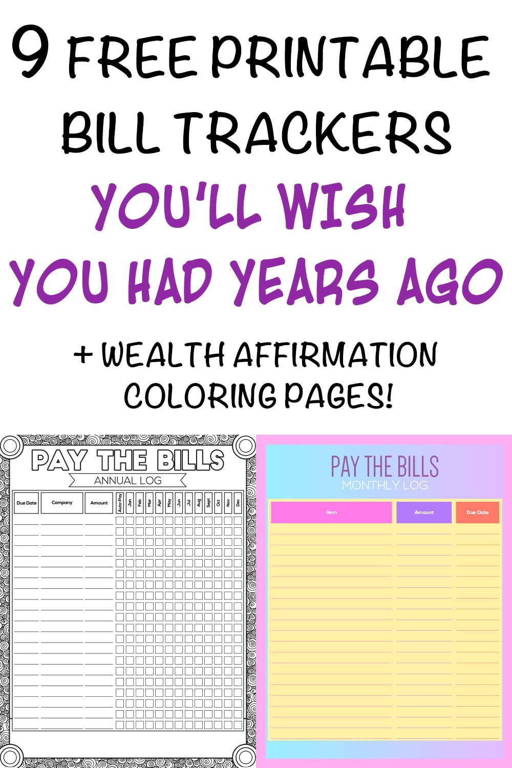 9 Printable Bill Payment Checklists And Bill Trackers - The Artisan Life - Free Printable Bill Payment Checklist