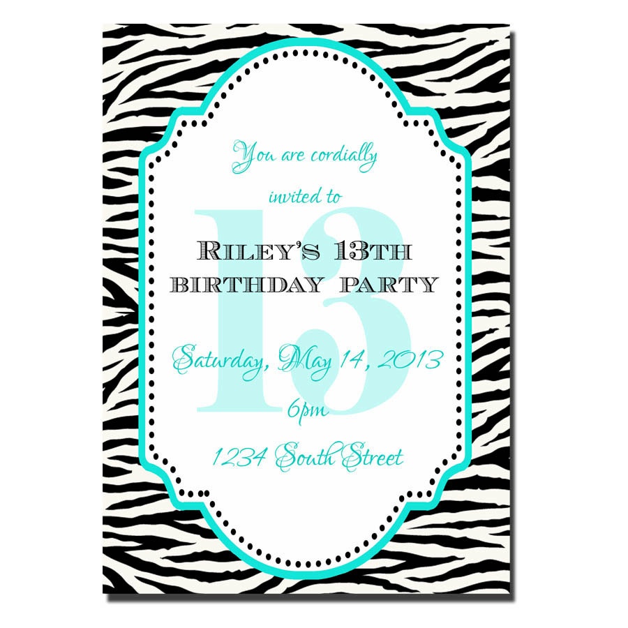 91+ 13Th Birthday Invites - Pink Birthday Party Invitations Modern - 13Th Birthday Party Invitations Printable Free