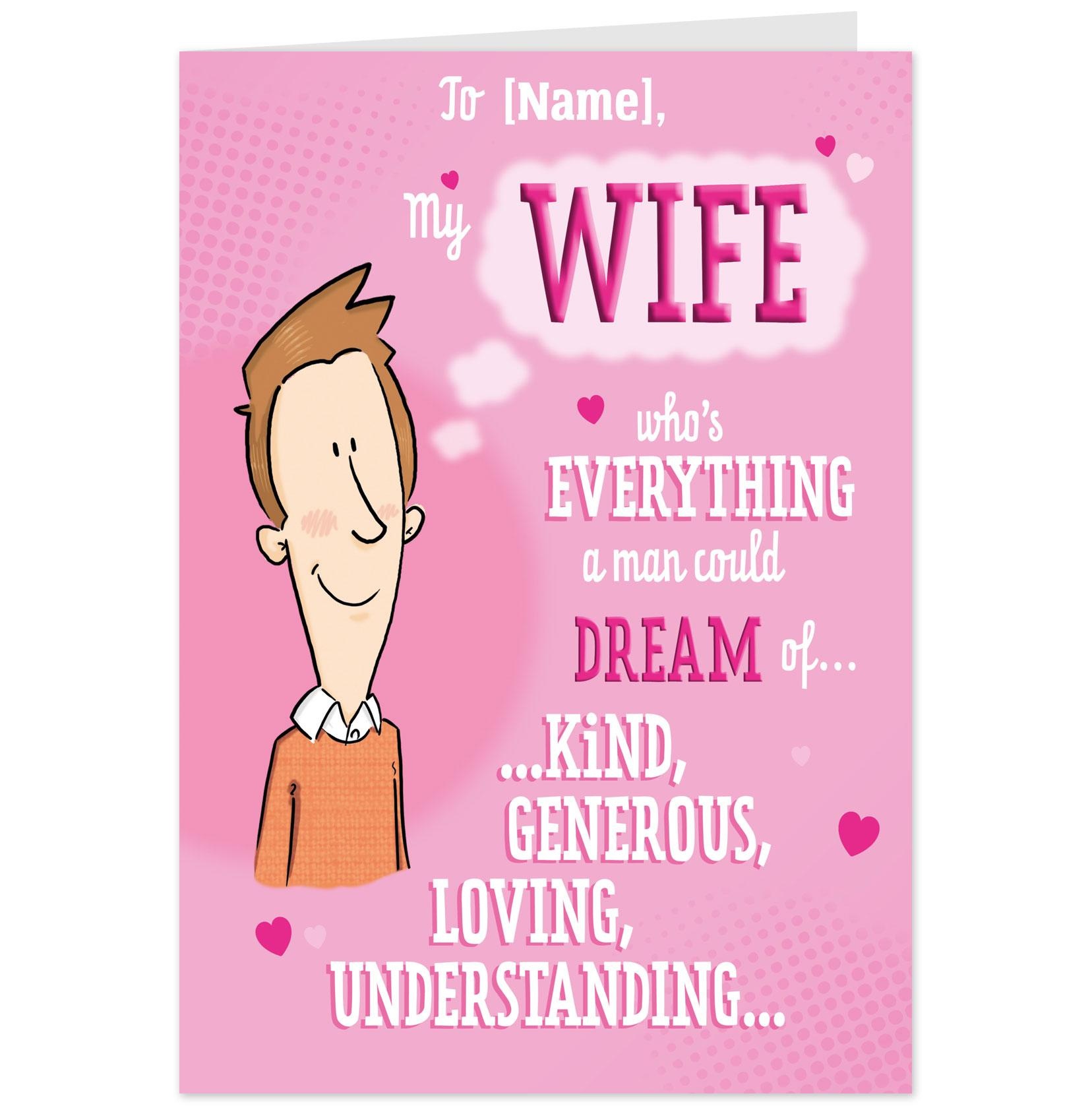 Printable Birthday Cards Free Wife