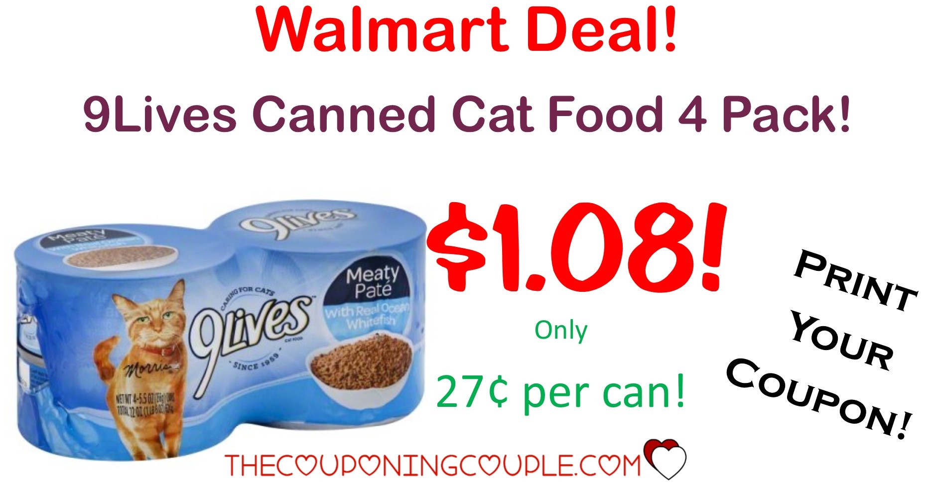 Free Printable 9 Lives Cat Food Coupons Free Printable