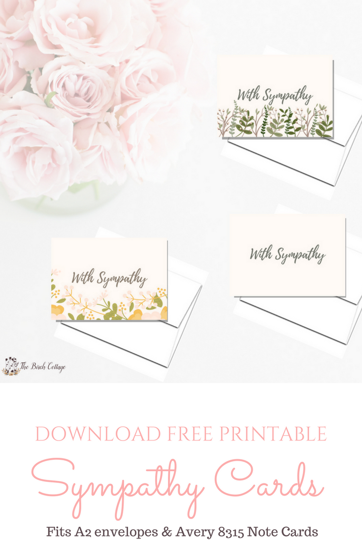 A Bundle Of Joy &amp;amp; Some Heartbreaking News With Printable Sympathy - Free Printable Sympathy Cards