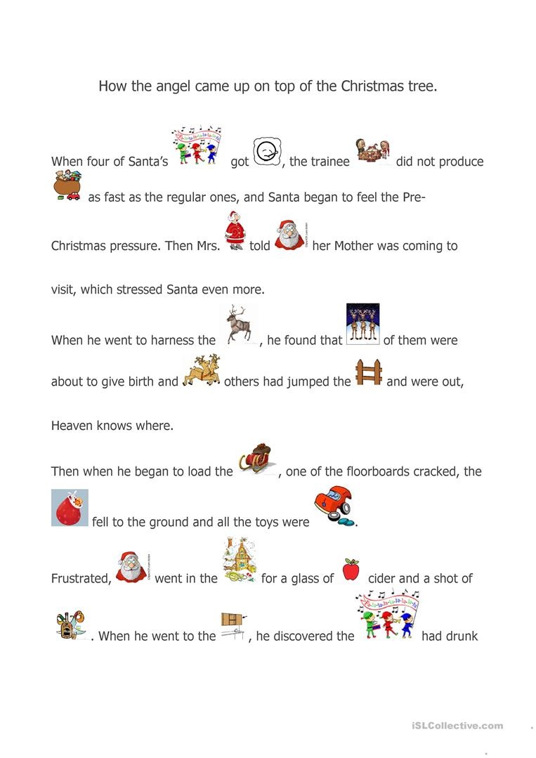 A Christmas Story Worksheet - Free Esl Printable Worksheets Made - Free Printable Nativity Story