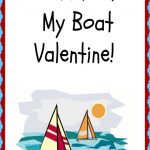 A Darling Valentine For Boat Lovers! This Free Printable Valentine   Free Printable Boat Pictures