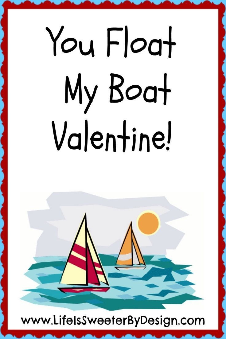 A Darling Valentine For Boat Lovers! This Free Printable Valentine ...