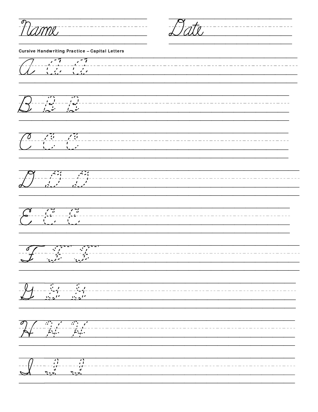 Abc Cursive Handwriting Worksheets 4 Cursive Alphabet Handwriting - Free Printable Cursive Writing Paragraphs
