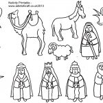Adult Coloring Pages Of The Nativity Free In Nativity Coloring Pages   Free Printable Nativity Scene Pictures