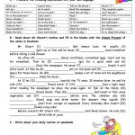 Adults' Daily Routine Worksheet   Free Esl Printable Worksheets Made   Free Printable Literacy Worksheets For Adults