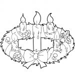 Advent Wreath And Candles Coloring Page | Free Printable Coloring Pages   Free Printable Advent Wreath