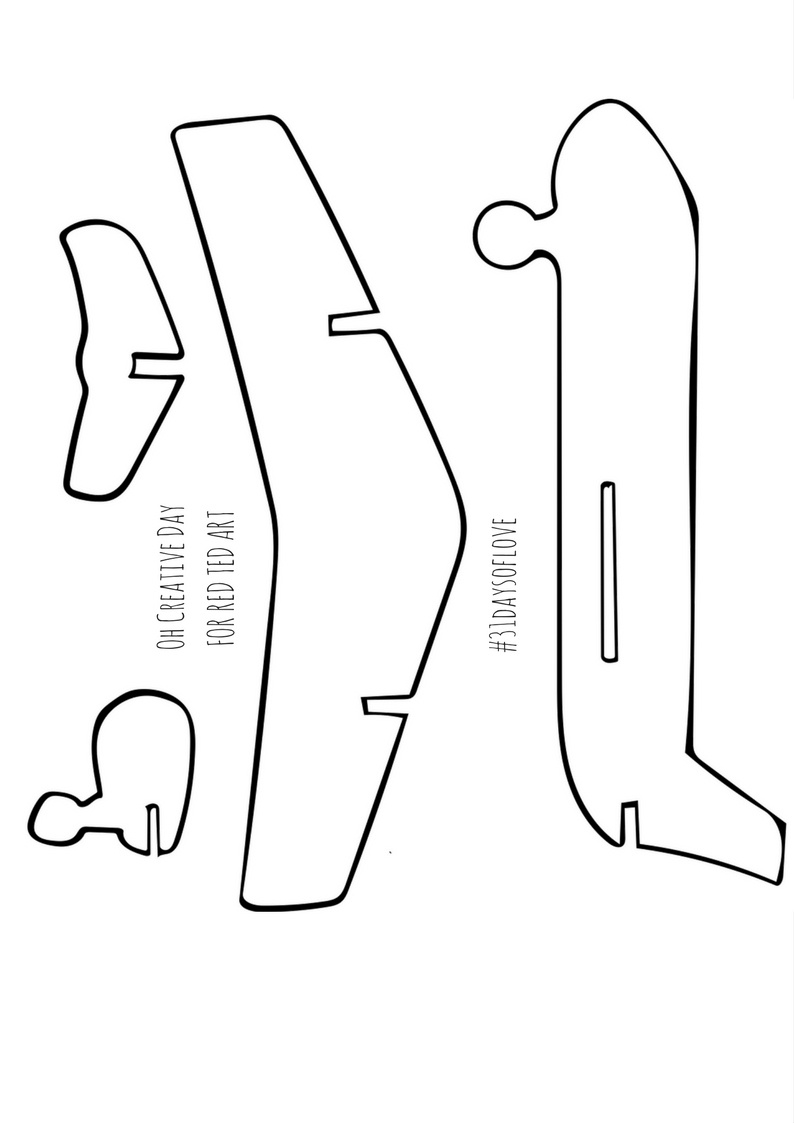 Airplane Template Printable - Demir.iso-Consulting.co - Free Printable Airplane Template