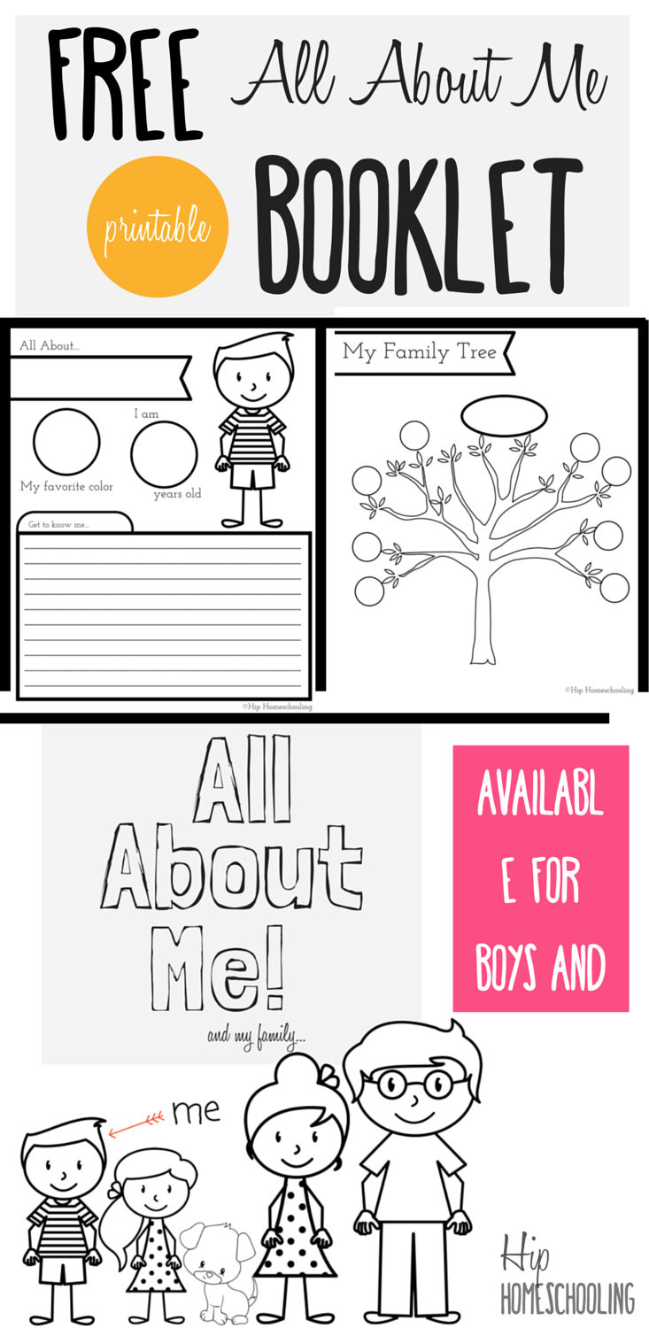 All About Me Worksheet: A Printable Book For Elementary Kids - Free Printable Books For Kindergarten